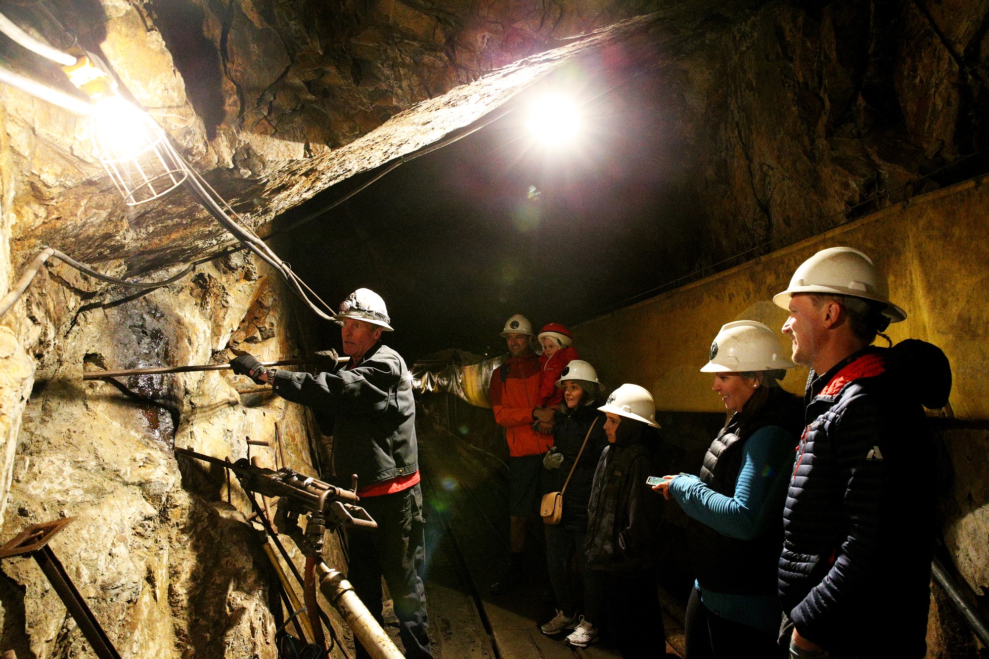 The historic restored Country Boy Mine in Breckenridge