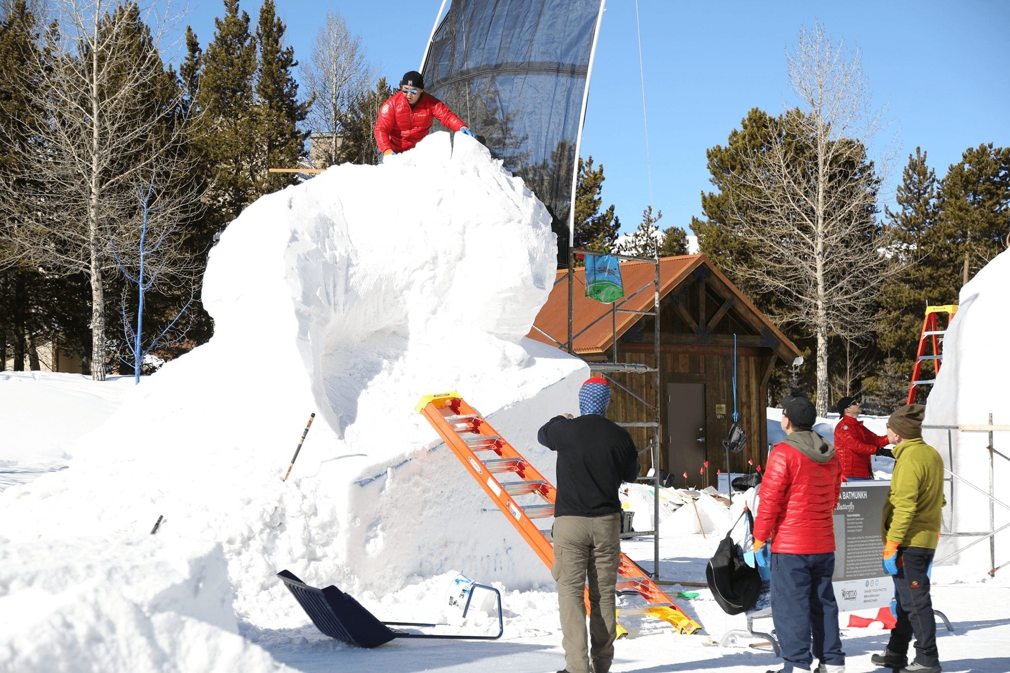 Breckenridge International Snow Sculpture Competition ISSC Carving Block