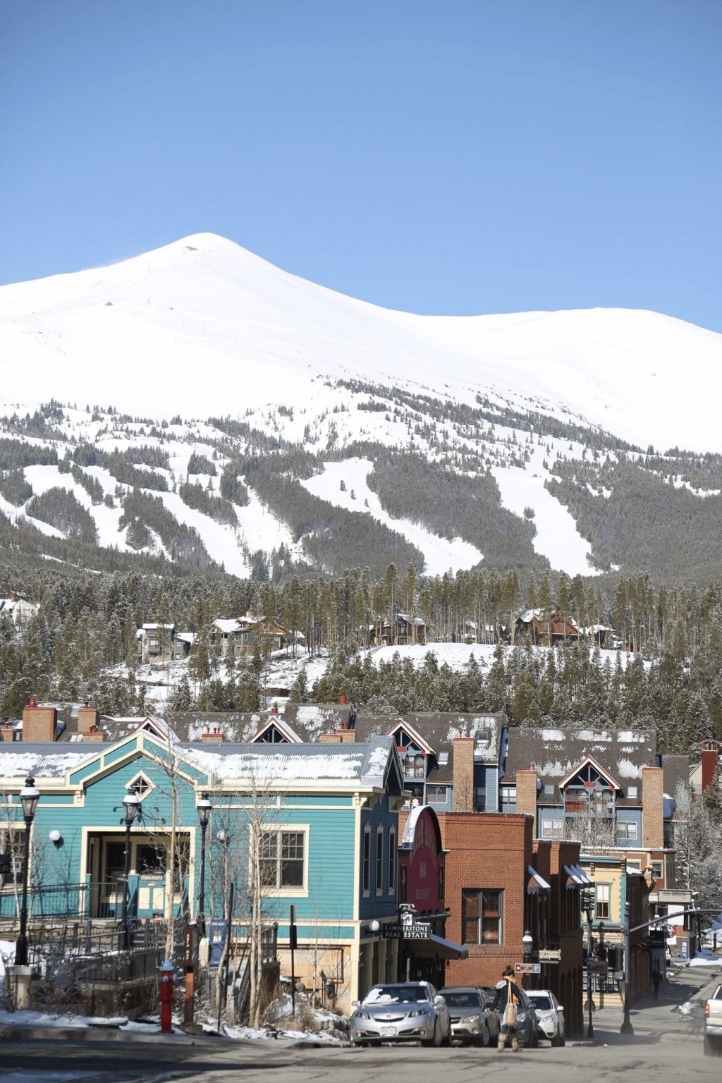 Springtime downtown and on the mountain in Breckenridge