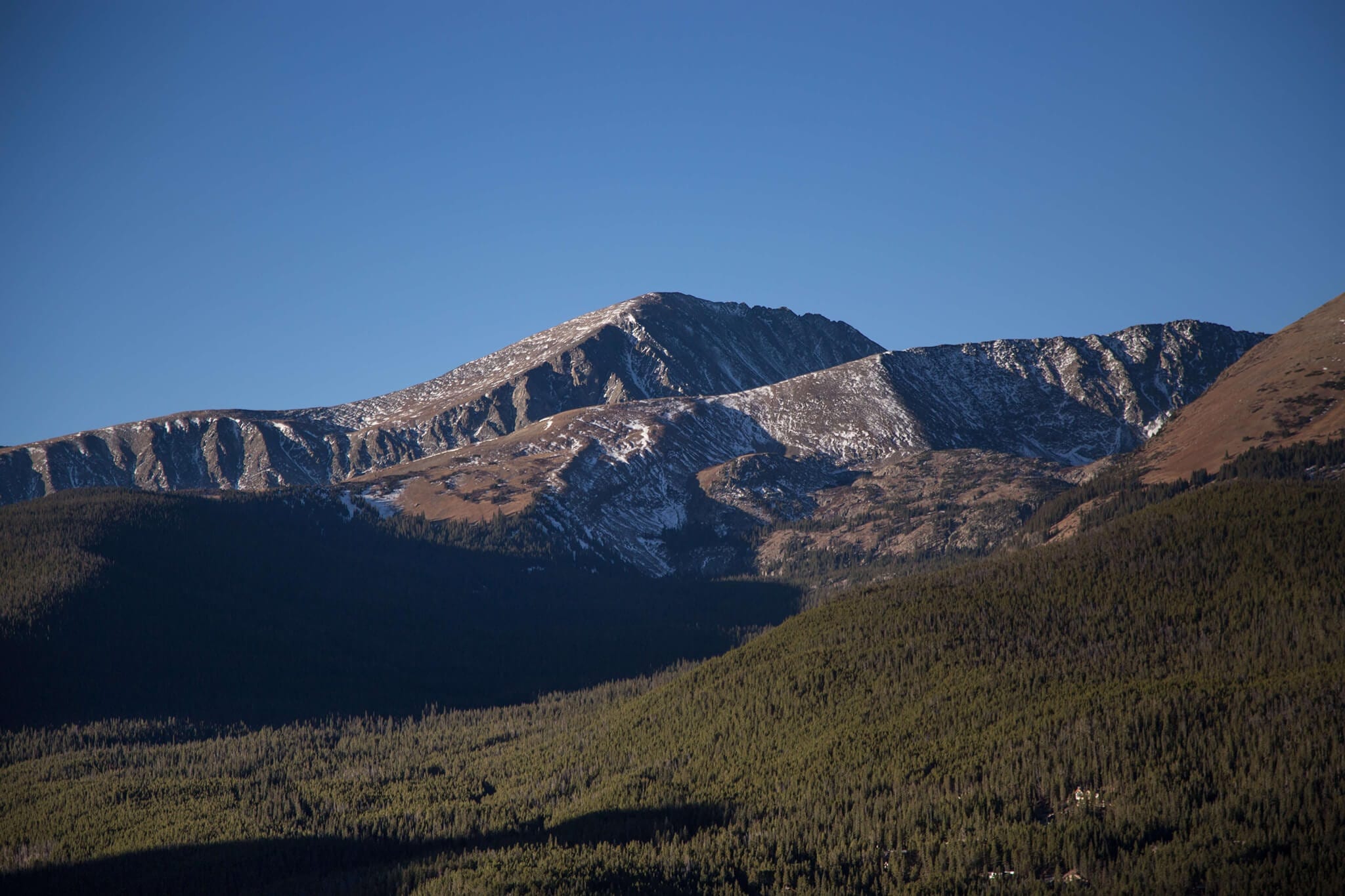 Quandary Peak on a clear day.