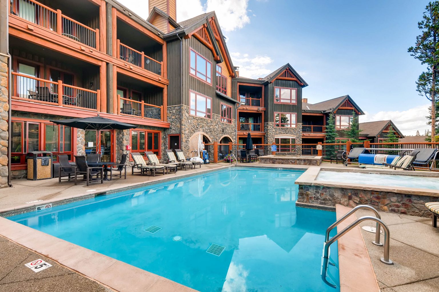 Blue Sky Breckenridge's Pool Area.