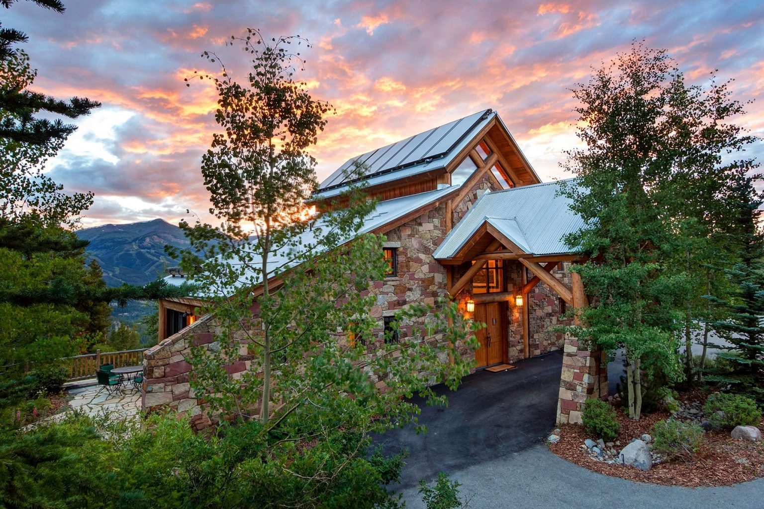 Rubywood is known to have one of the best views out of any vacation rental property in Breckenridge.