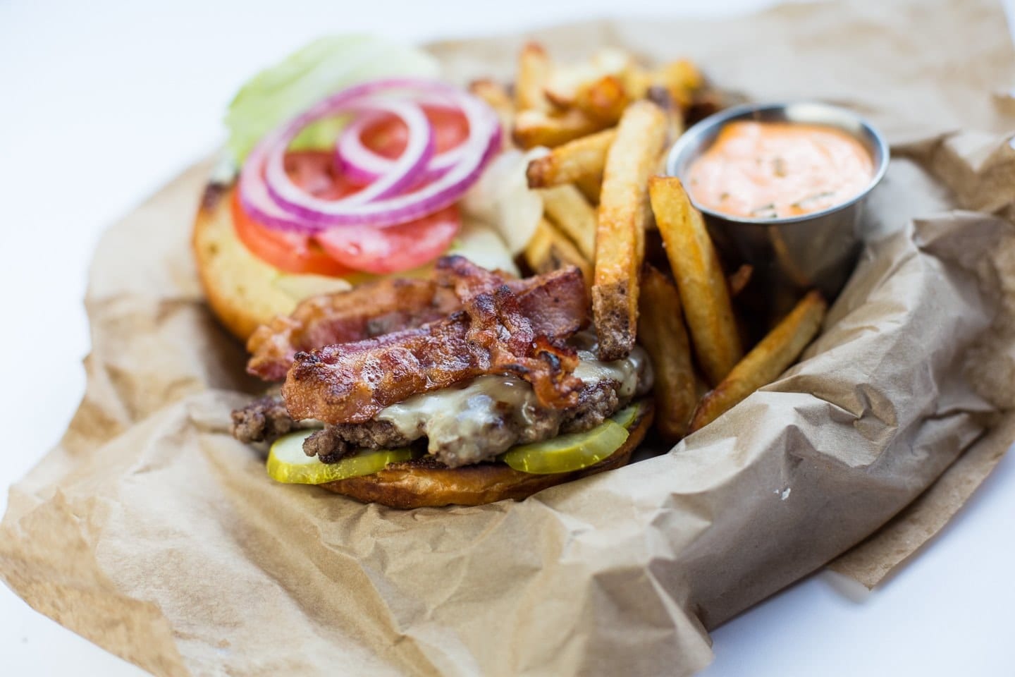 An Empire Burger, a top choice for locals in Breckenridge