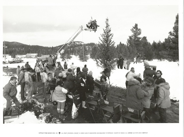 National Lampoon's Christmas Vacation being filmed in Breckenridge - tree scene