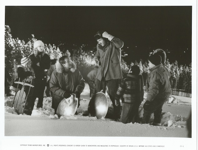 National Lampoon's Christmas Vacation being filmed in Breckenridge - sledding scene