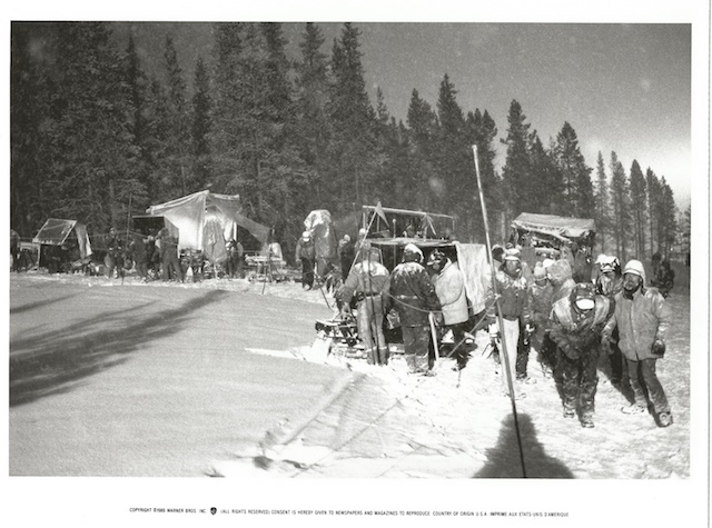National Lampoon's Christmas Vacation being filmed in Breckenridge - sledding scene