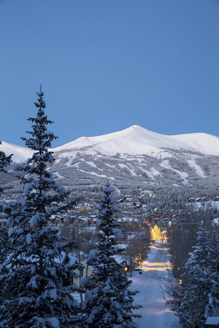 snowy mountain tops