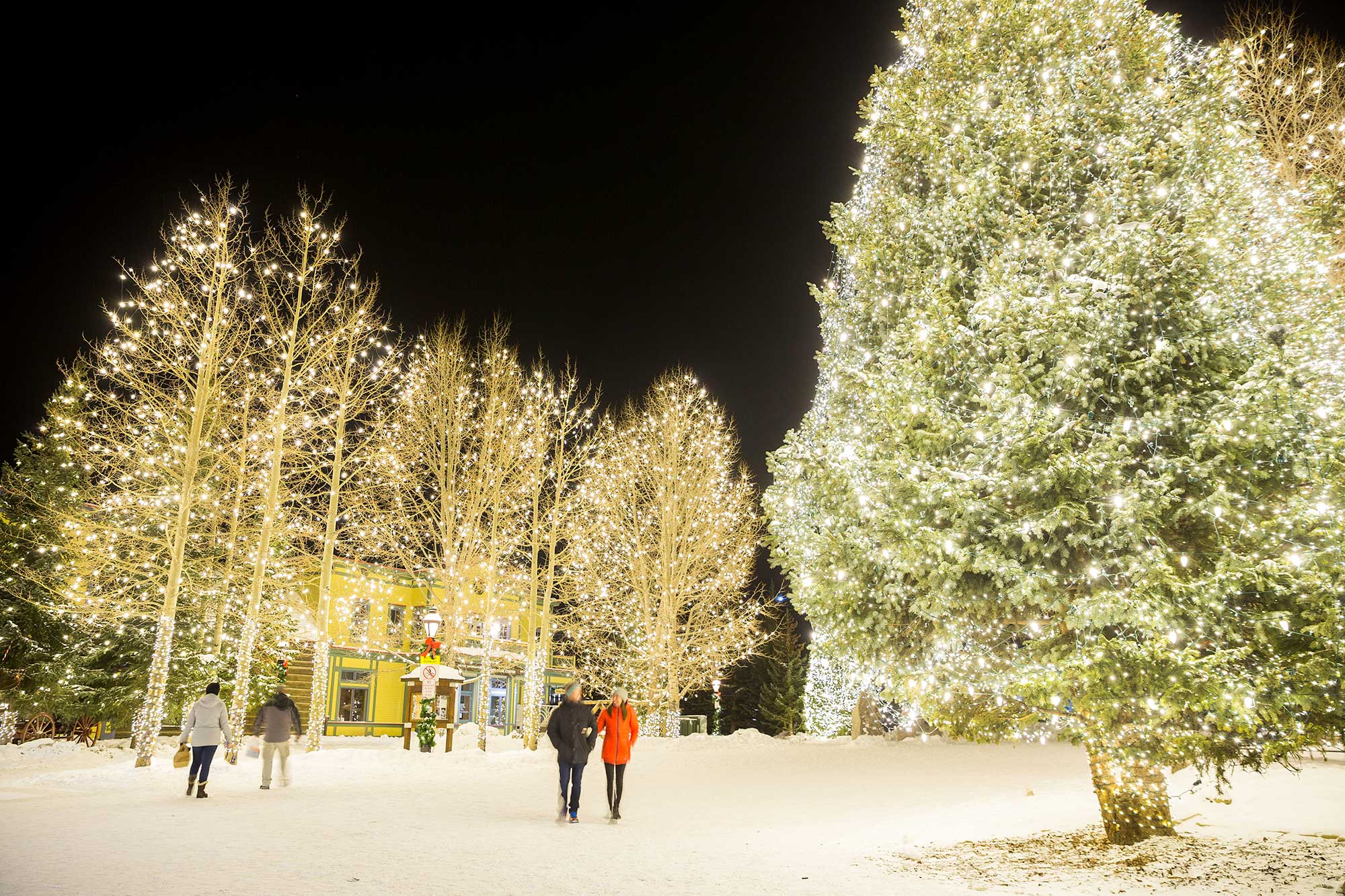 Blue River Plaza Christmas Lights