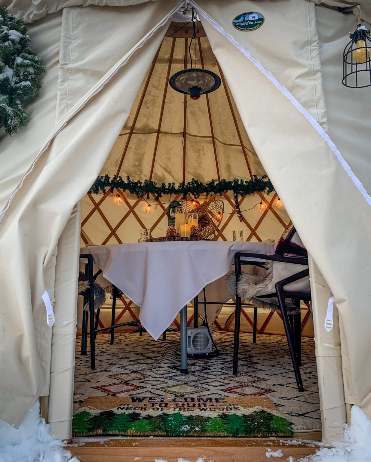 Outdoor Winter Dining in Breckenridge Breckenridge, Colorado