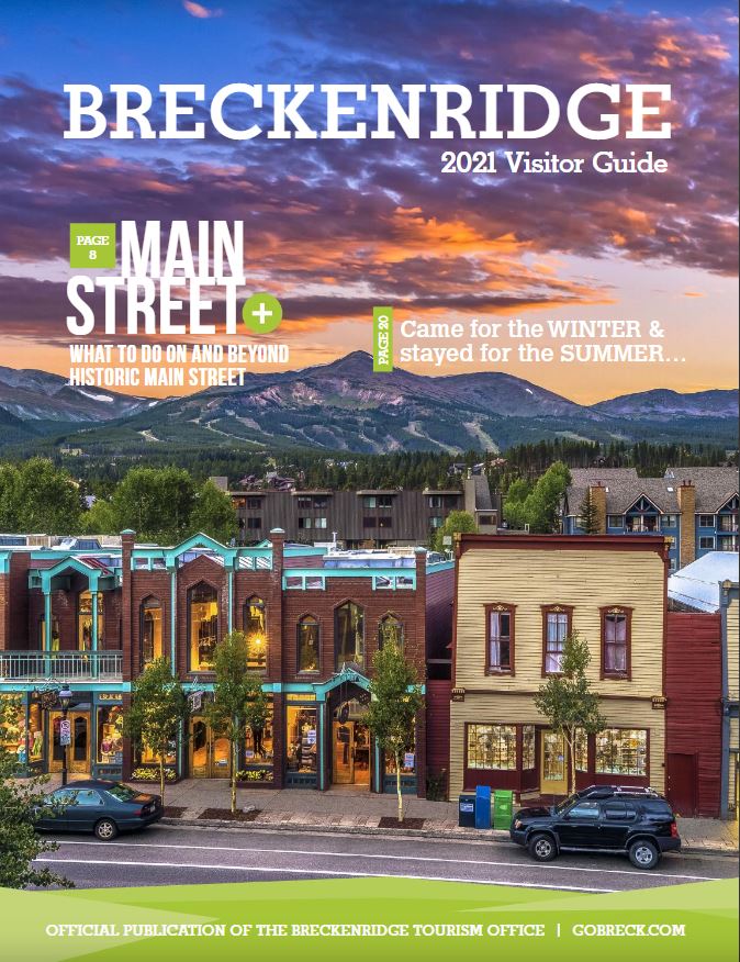 Breckenridge visitor guide front cover