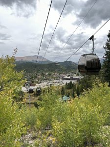 Under the gondola in Breckenridge